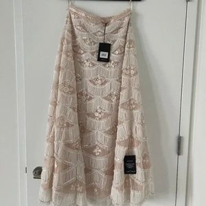 Needle & Thread - Lunette Blossom Ankle Skirt - NEW WITH TAGS